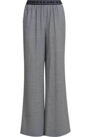 Marni Gingham-patterned trousers