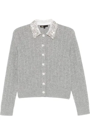 Maje Embellished-collar cardigan