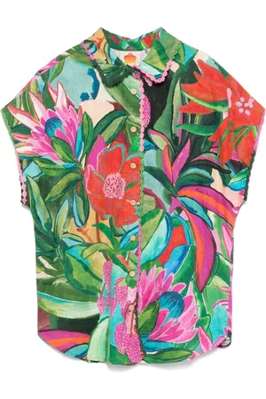 Farm Rio Floral-print shirt