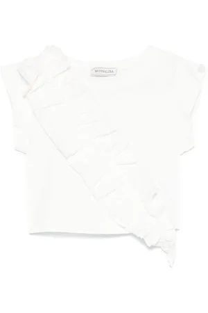 MONNALISA Ruffle-detail T-shirt