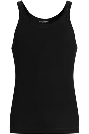 Dolce & Gabbana Logo-patch tank top