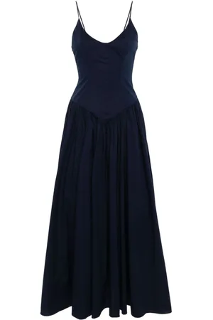 Staud Dena flared maxi dress