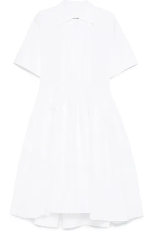 Jil Sander Cotton midi dress