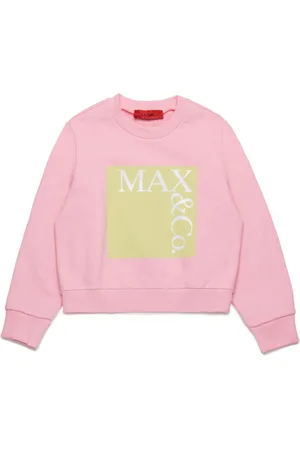 MAX&Co. Kids Logo-print crew-neck sweatshirt