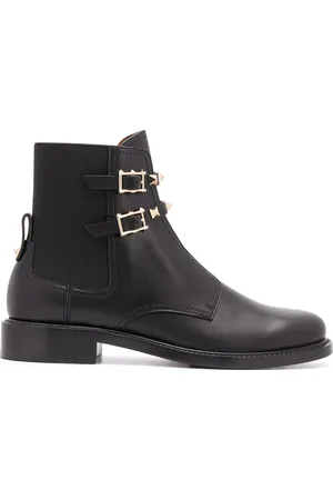 VALENTINO GARAVANI Rockstud-embellished leather boots