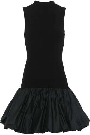 ROTATE Ribbed-knit mini dress