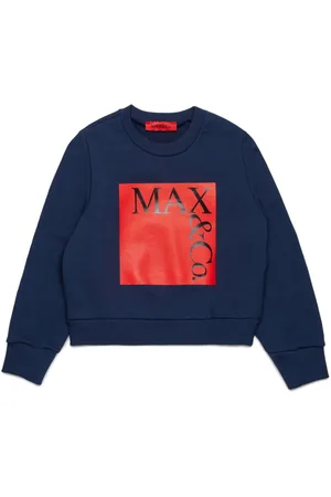 MAX&Co. Kids Logo-print crew-neck sweatshirt