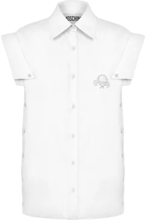 Moschino Embroidered-logo shirt