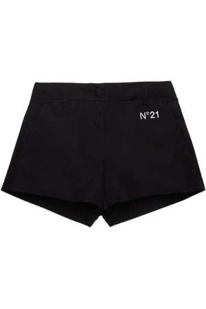 Nº21 Embroidered logo shorts