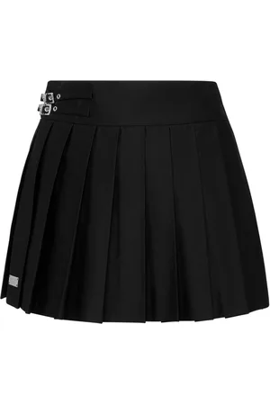 Philipp Plein Skull pleated mini skirt