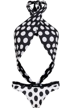 AMIR SLAMA X Jade Jade polka-dot swimsuit
