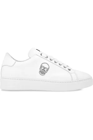 Philipp Plein Lace-up leather trainers