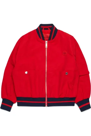 MAX&Co. Kids Logo-appliqué bomber jacket