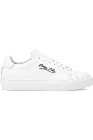 Philipp Plein Lace-up leather trainers