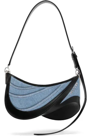 MUGLER Medium Spiral Curve 01 shoulder bag