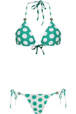 AMIR SLAMA X Jade Jade polka-dot bikini