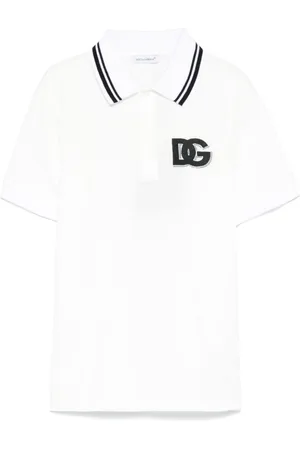 Dolce & Gabbana Logo -embroidered polo shirt