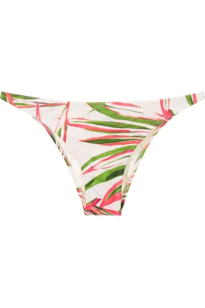 Lenny Niemeyer Abstract-print high-cut bikini bottoms