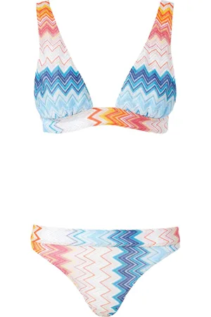 Missoni Zigzag-knit bikini set