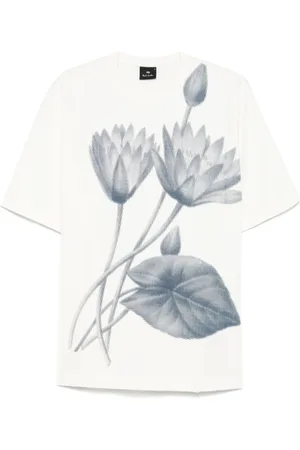 Paul Smith Half Tone Floral-print T-shirt