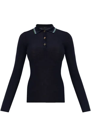 Etro Striped-border polo jumper