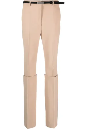 Sportmax Turn-up hem slim-fit trousers