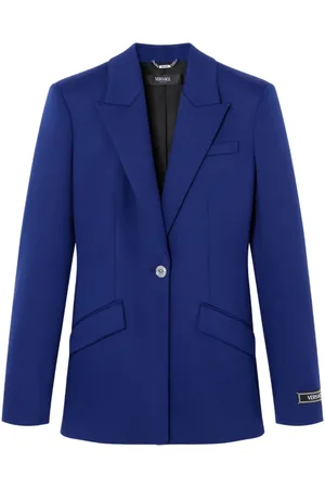 VERSACE DV single-breasted blazer