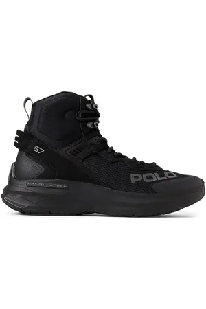 Ralph Lauren Panelled high-top sneakers