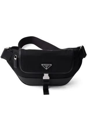 Prada Leather-trim belt bag