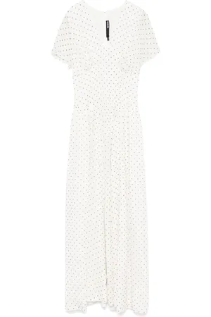 ROTATE V-neck maxi dress