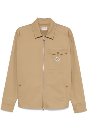 Moncler Gabardine cotton shirt jacket