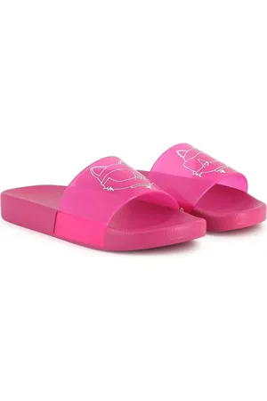 Karl Lagerfeld Choupette-print flip flops