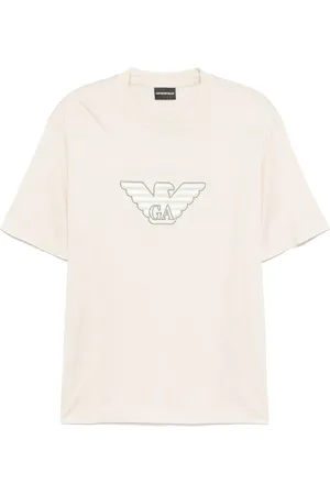 Emporio Armani Logo-embroidered T-shirt