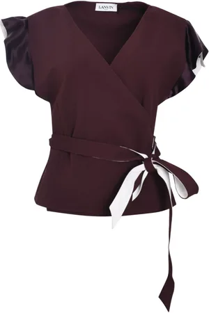 Lanvin Wrap blouse