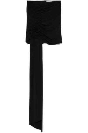 NISSA Floral-appliqué mini skirt