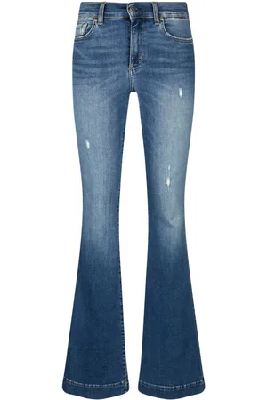 Liu Jo Rhinestone-embellished bootcut jeans