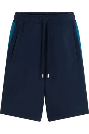 Lanvin Curb-stripe track shorts