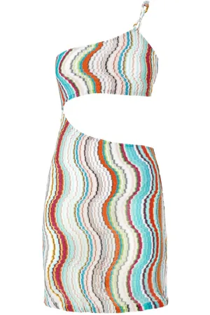Missoni Wave lamé midi dress