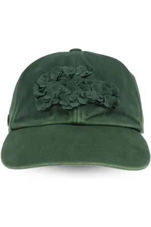 Lacoste X Lemarié floral-appliqué cap