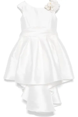 MONNALISA Floral-appliqué dress