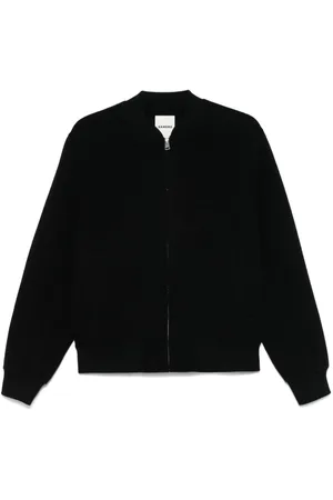 Sandro Felted bomber jacket