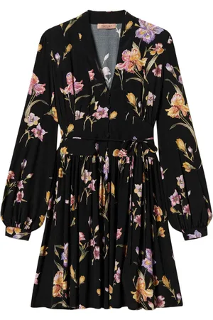 Twin-Set Floral-print mini dress
