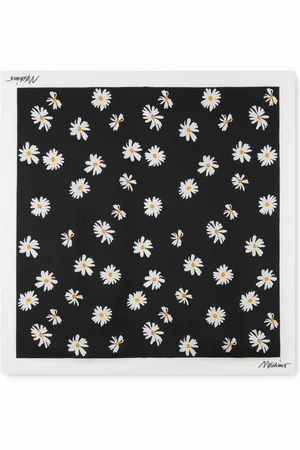 Moschino Daisy-print scarf