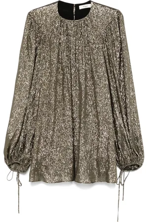 Chloé Lamé blouse