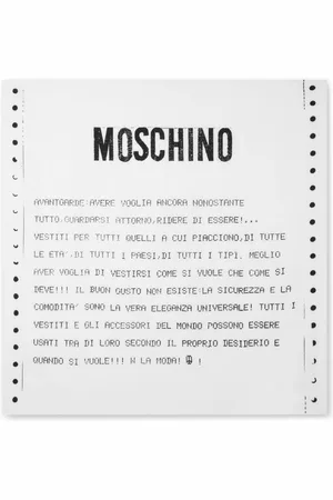 Moschino Logo-print scarf