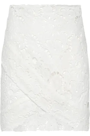 Farm Rio Broderie-anglaise mini skirt