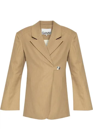 Ganni Striped blazer