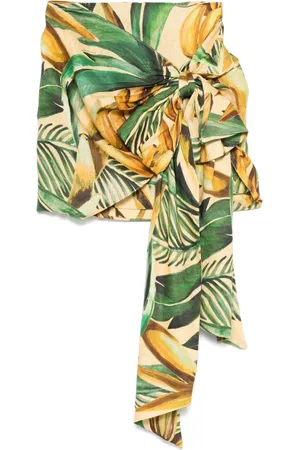 Farm Rio Bananart mini skirt