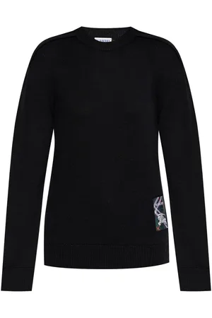 Burberry Logo-appliqué wool sweater