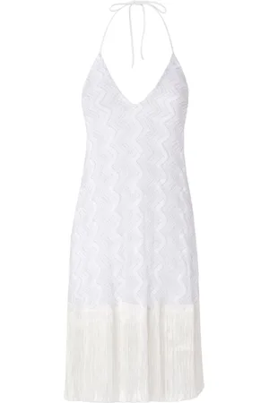 Missoni Fringed midi dress